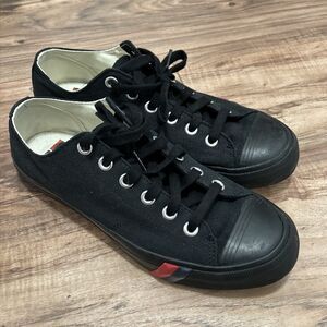 PRO-KEDS Royal Lo Canvas BLACK / BLACK Mens 9.5 M PK54471  Old School